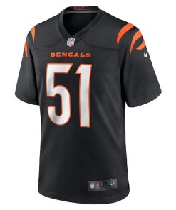 Alternative view of Markus Bailey Cincinnati Bengals Nike Game Jersey - Black