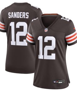 Shedeur Sanders Cleveland Browns Nike Women's 2025 NFL Draft Game Jersey - Brown