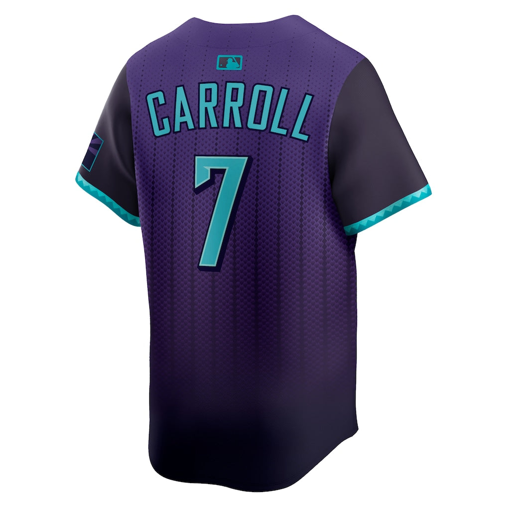 Corbin Carroll Arizona Diamondbacks Nike 2025 City Connect Limited Player Jersey - Purple - Image 3