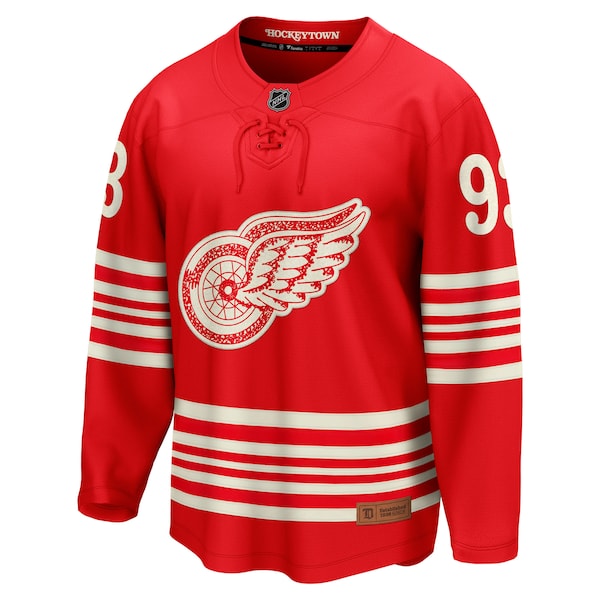 Alex DeBrincat Detroit Red Wings Centennial Breakaway Player Jersey - Red - Image 2