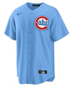 Alternative view of Seiya Suzuki Chicago Cubs Nike Alternate Replica Player Jersey - Light Blue