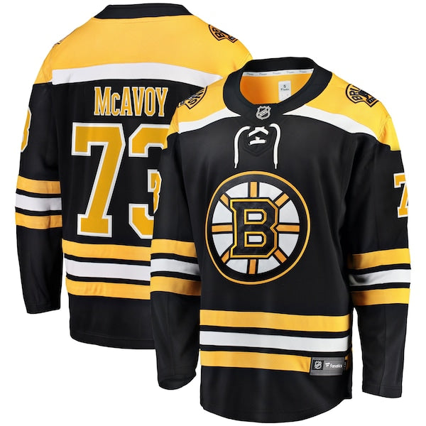 Charlie McAvoy Boston Bruins Home Premier Breakaway Player Jersey - Black