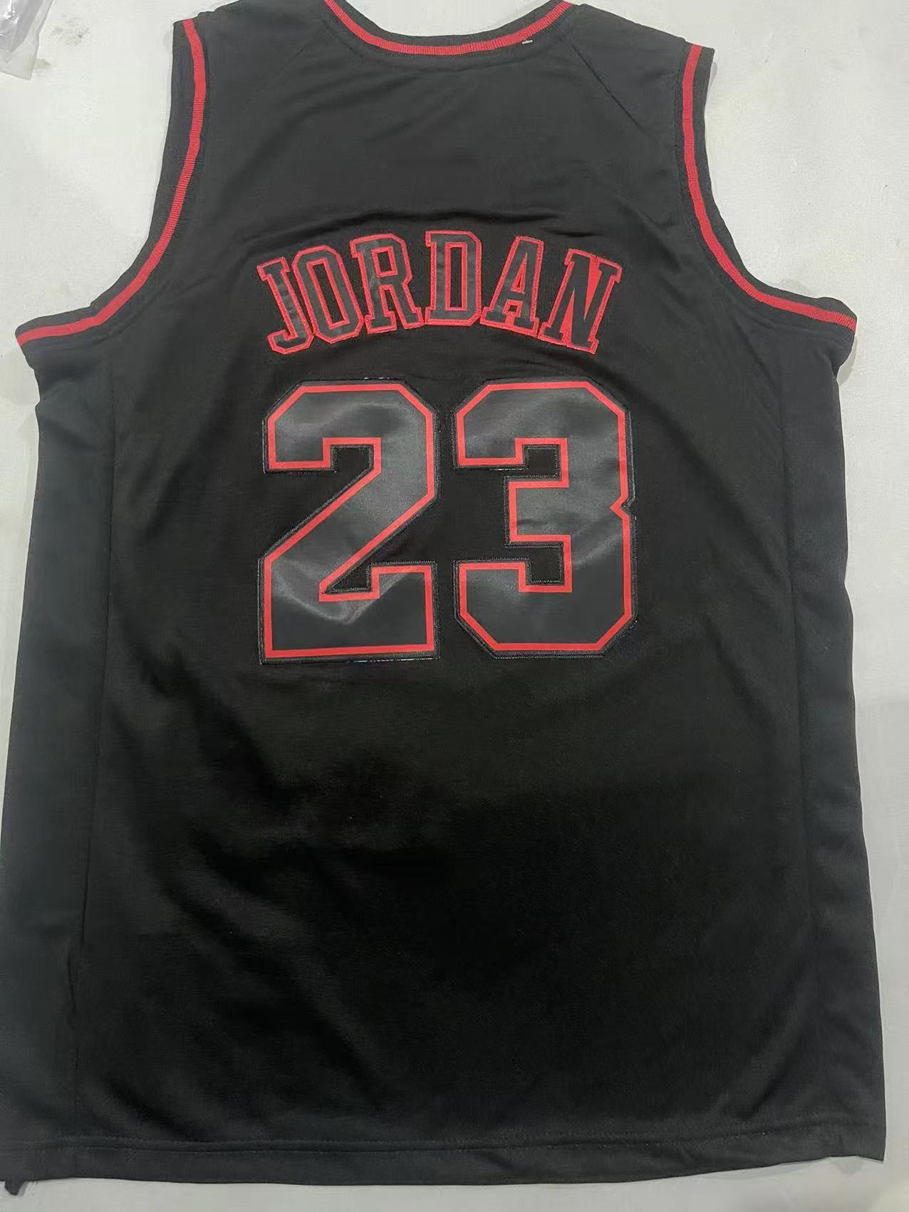 Michael Jordan Chicago Bulls Jordan Throwback Jersey - Black - Image 3