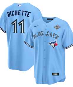 Bo Bichette Toronto Blue Jays Nike 2025 World Series Alternate Replica Jersey - Powder Blue
