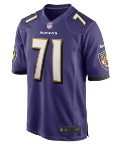 Alternative view of Malaesala Aumavae-Laulu Baltimore Ravens Nike Team Game Jersey -  Purple