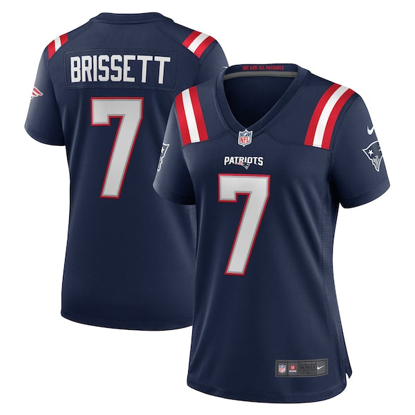 Jacoby Brissett New England Patriots Nike Women's Game Jersey - Navy - Image 2