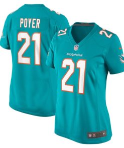 Jordan Poyer Miami Dolphins Nike Women's  Game Jersey -  Aqua