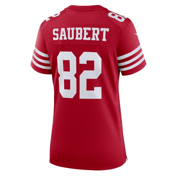 Eric Saubert San Francisco 49ers Nike Women's Team Game Jersey - Scarlet - Image 3