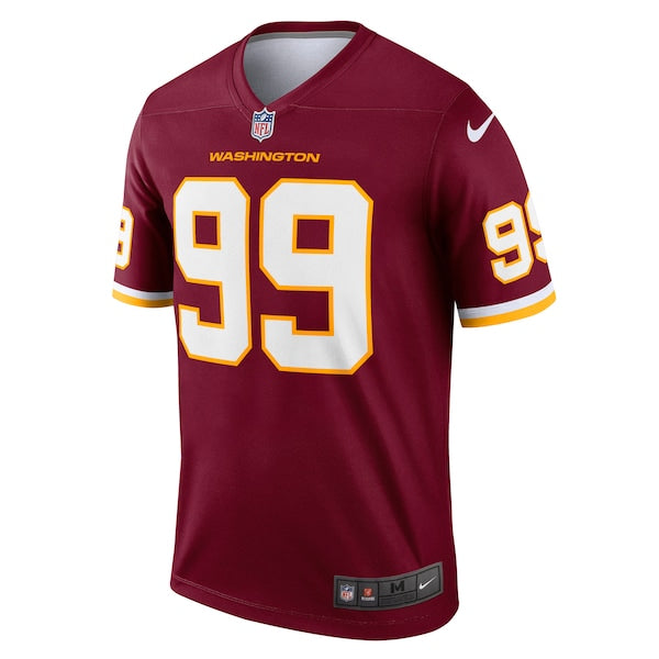 Chase Young Washington Football Team Nike Legend Jersey - Burgundy - Image 2
