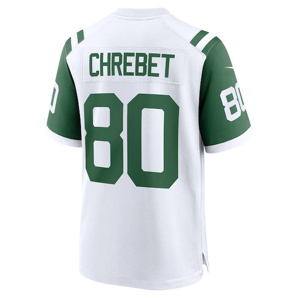 Wayne Chrebet New York Jets Nike Classic Alternate Retired Player Game Jersey - White - Image 3