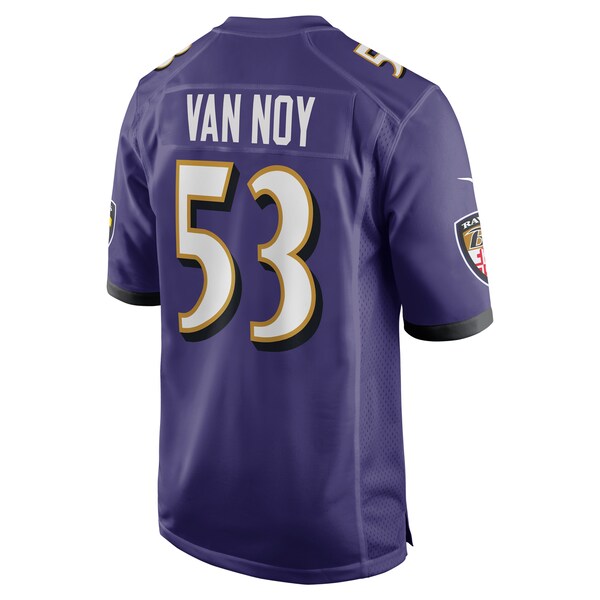 Kyle Van Noy Baltimore Ravens Nike Team Game Jersey - Purple - Image 3