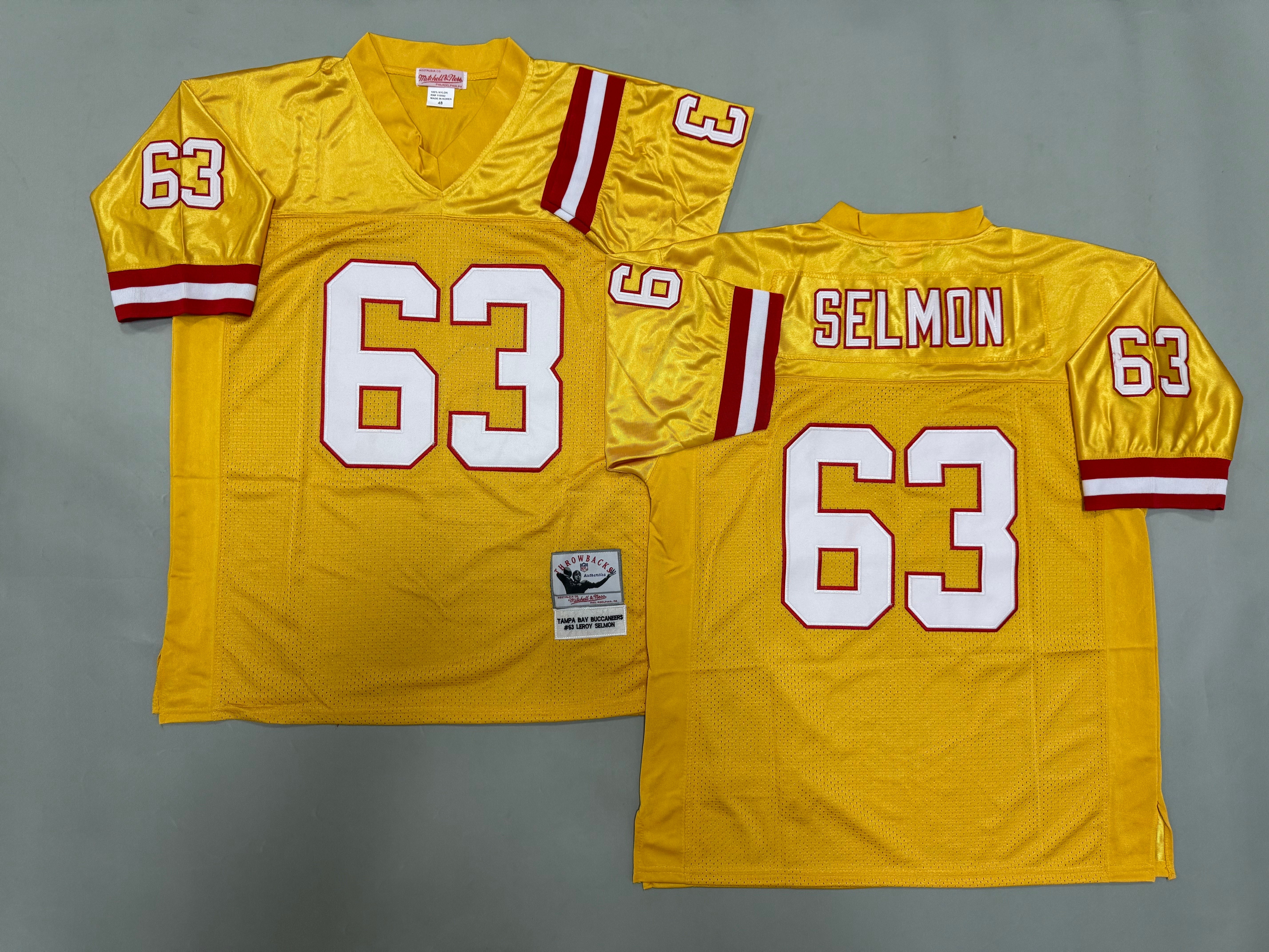 Lee Roy Selmon Tampa Bay Buccaneers Authentic Throwback Retired Player Jersey