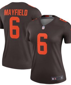 Baker Mayfield Cleveland Browns Nike Women's Alternate Legend Jersey - Brown