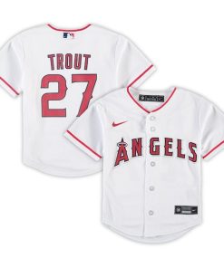 Mike Trout Los Angeles Angels Nike Preschool Home Replica Player Jersey - White