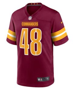 Alternative view of Sean Chandler Washington Commanders Nike  Game Jersey -  Burgundy