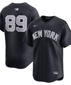 Alternative view of Jasson Dom¨ªnguez New York Yankees Nike Alternate Limited Player Jersey - Navy/White