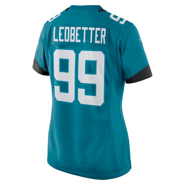 Jeremiah Ledbetter Jacksonville Jaguars Nike Women's Home Game Player Jersey - Teal - Image 3