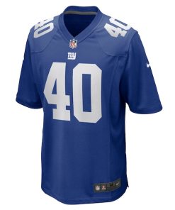 Alternative view of Joe Morrison New York Giants Nike Retired Player Jersey - Royal