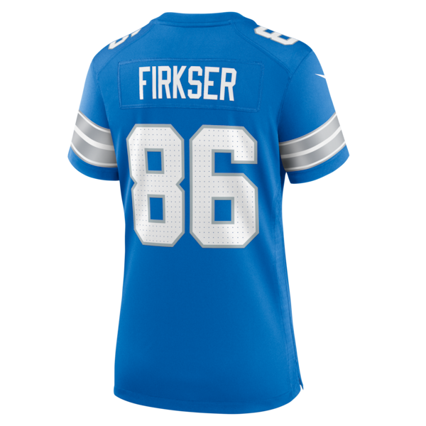 Anthony Firkser Detroit Lions Nike Women's Team Game Jersey - Blue - Image 3