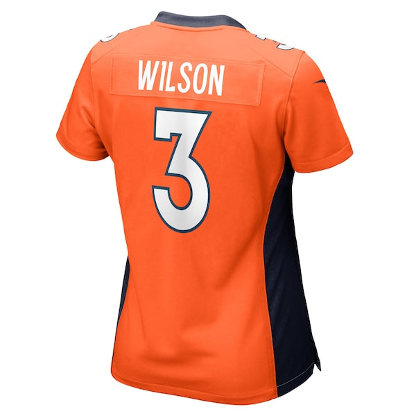 Russell Wilson Denver Broncos Nike Women's Player Jersey - Orange/Navy - Image 4