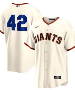 San Francisco Giants Nike Home  2025 Jackie Robinson Day Replica Jersey - Cream