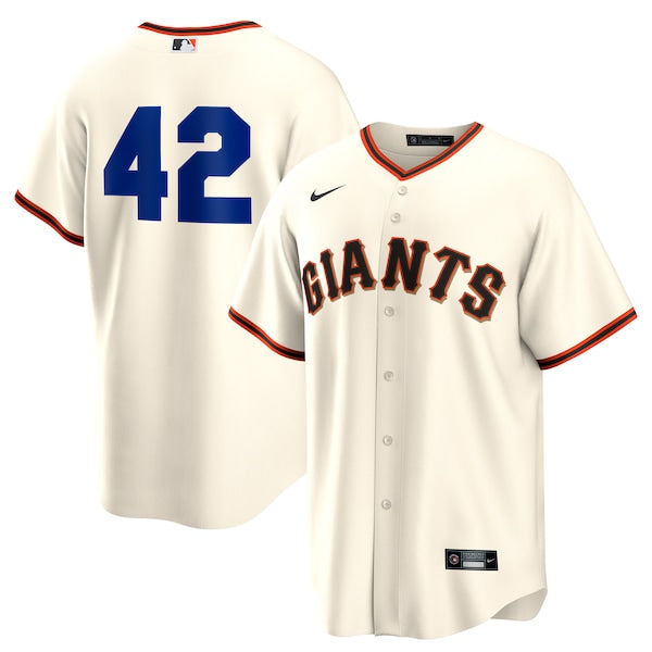 San Francisco Giants Nike Home 2025 Jackie Robinson Day Replica Jersey - Cream