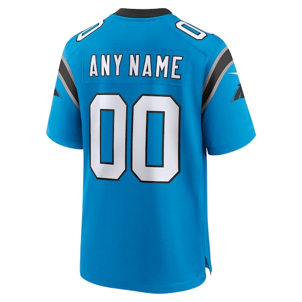 Carolina Panthers Nike Alternate Custom Game Jersey - Blue - Image 3