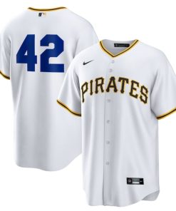 Pittsburgh Pirates Nike Home  2025 Jackie Robinson Day Replica Jersey - White