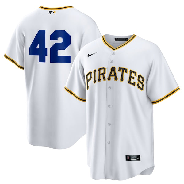 Pittsburgh Pirates Nike Home 2025 Jackie Robinson Day Replica Jersey - White