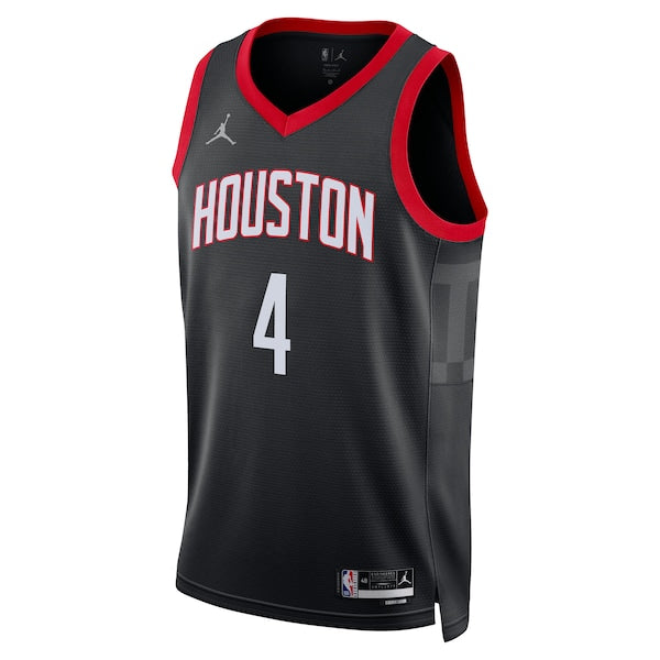 Jalen Green Houston Rockets Jordan Brand Unisex Swingman Jersey - Statement Edition - Black - Image 2