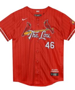 Alternative view of Paul Goldschmidt St. Louis Cardinals Nike Preschool 2024 City Connect Limited Player Jersey - Red