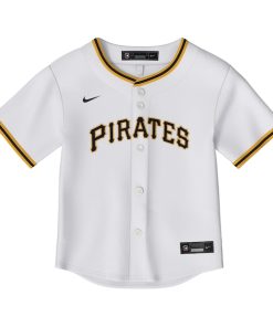 Alternative view of Paul Skenes Pittsburgh Pirates Nike Toddler Home Replica 2.0 Player Jersey - White