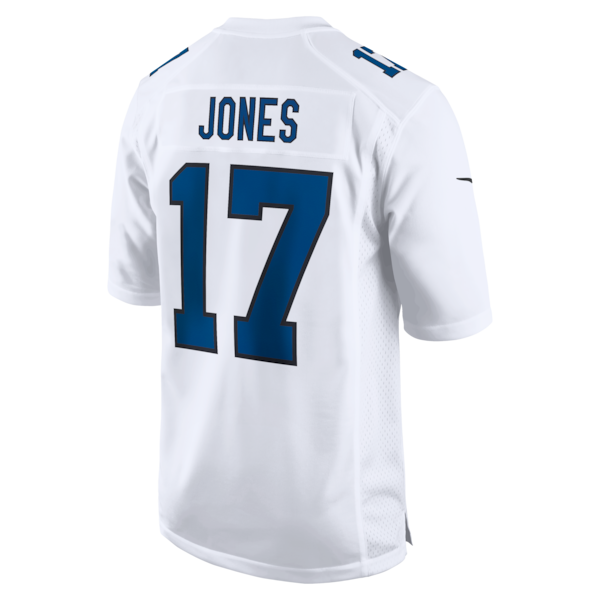 Daniel Jones Indianapolis Colts Nike Fashion Game Jersey - Tundra White/Black - Image 4