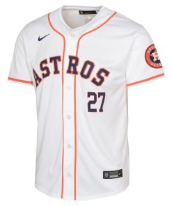 Alternative view of Jose Altuve Houston Astros Nike Youth Home Limited Player Jersey - White