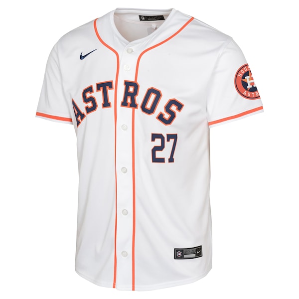 Jose Altuve Houston Astros Nike Youth Home Limited Player Jersey - White - Image 2
