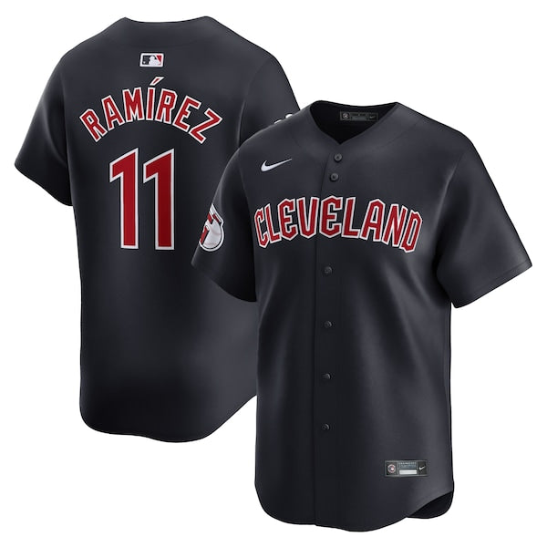 Jos¨¦ Ram¨ªrez Cleveland Guardians Nike Alternate Limited Player Jersey?¨C Navy