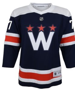 Alternative view of TJ Oshie Washington Capitals Youth 2020/21 Alternate Replica Player Jersey - Navy