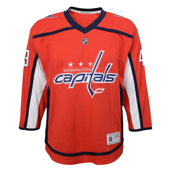 Tom Wilson Washington Capitals Youth Home Replica Player Jersey - Red - Image 3