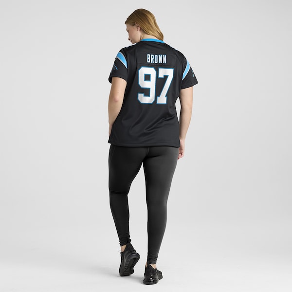 Bobby Brown Carolina Panthers Nike Women's Team Game Jersey - Black - Image 7
