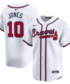 Chipper Jones Atlanta Braves Nike Home Limited Player Jersey - White