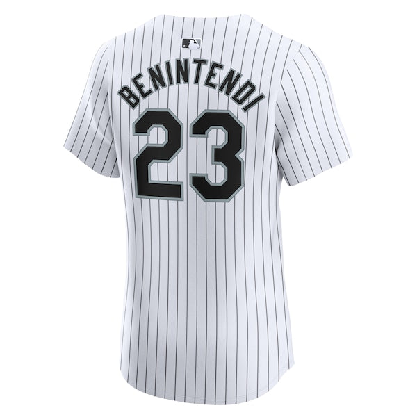 Andrew Benintendi Chicago White Sox Nike Home Elite Player Jersey - White - Image 3