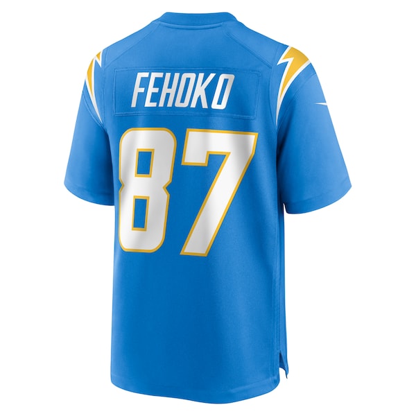 Simi Fehoko Los Angeles Chargers Nike Game Jersey - Powder Blue - Image 3