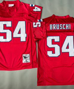 Tedy Bruschi New England Patriots Authentic Throwback Retired Player Jersey