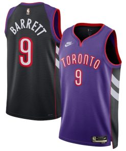 RJ Barrett Toronto Raptors Nike Unisex 2024/25 Swingman Jersey - Purple - Classic Edition