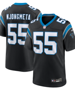 Maema Njongmeta Carolina Panthers Nike Team Game Jersey -  Black