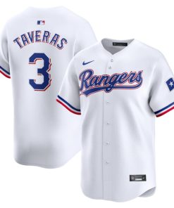 Leody Taveras Texas Rangers Nike Home Limited Player Jersey - White