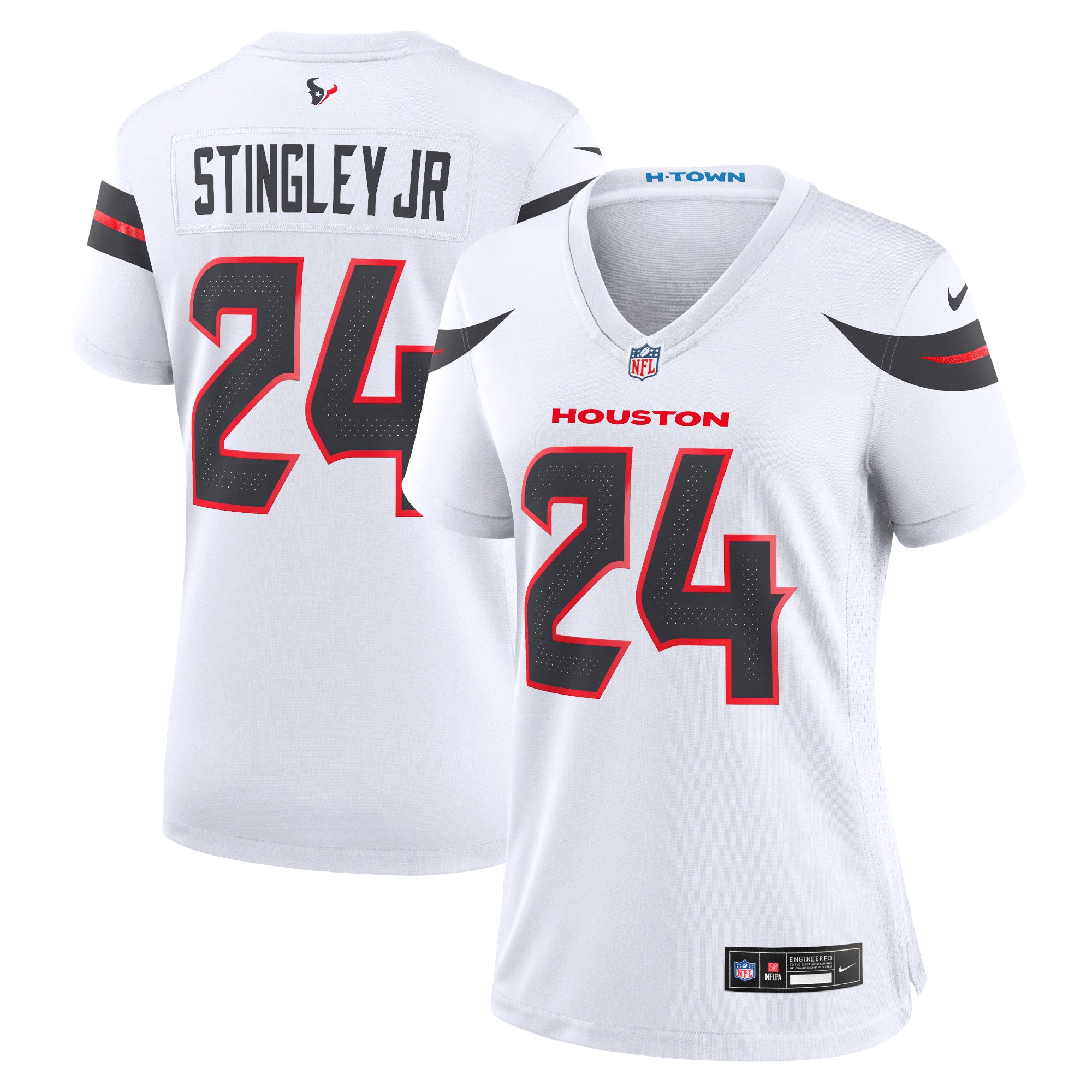 Derek Stingley Jr. Houston Texans Nike Women's Alternate Game Jersey - Red - Image 6
