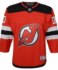 Alternative view of New Jersey Devils Youth Home Premier Custom Jersey - Red