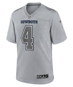 Alternative view of Dak Prescott Dallas Cowboys Nike Atmosphere Fashion Game Jersey - Gray