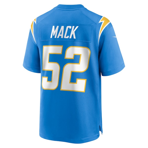 Khalil Mack Los Angeles Chargers Nike Game Jersey - Powder Blue - Image 3